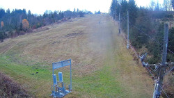 Kamera u nástupu na vlek svah A