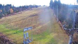 Kamera u nástupu na vlek svah A