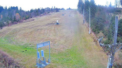 Kamera u nástupu na vlek svah A