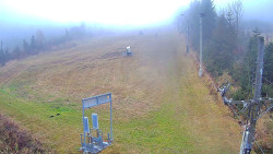 Kamera u nástupu na vlek svah A