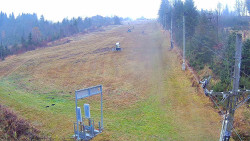 Kamera u nástupu na vlek svah A