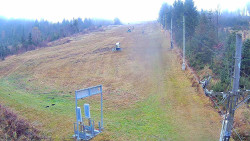 Kamera u nástupu na vlek svah A