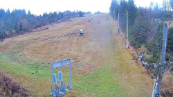 Kamera u nástupu na vlek svah A