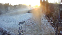 Kamera u nástupu na vlek svah A