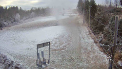 Kamera u nástupu na vlek svah A