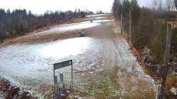 Kamera u nástupu na vlek svah A