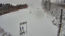 Kamera u nástupu na vlek svah A