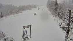 Kamera u nástupu na vlek svah A