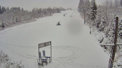 Kamera u nástupu na vlek svah A