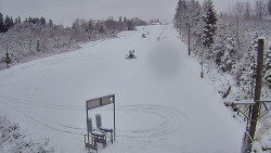 Kamera u nástupu na vlek svah A