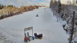 Kamera u nástupu na vlek svah A
