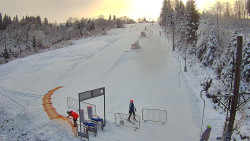 Kamera u nástupu na vlek svah A