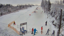 Kamera u nástupu na vlek svah A