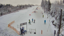 Kamera u nástupu na vlek svah A