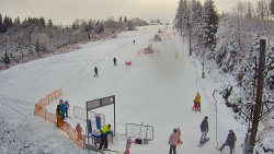 Kamera u nástupu na vlek svah A