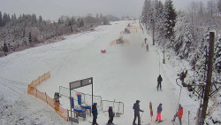 Kamera u nástupu na vlek svah A