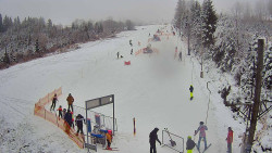 Kamera u nástupu na vlek svah A