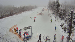 Kamera u nástupu na vlek svah A