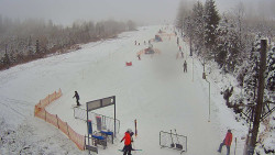 Kamera u nástupu na vlek svah A