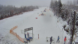 Kamera u nástupu na vlek svah A