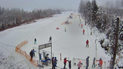 Kamera u nástupu na vlek svah A