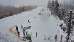 Kamera u nástupu na vlek svah A