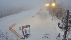 Kamera u nástupu na vlek svah A