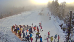 Kamera u nástupu na vlek svah A