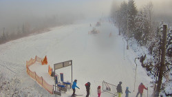 Kamera u nástupu na vlek svah A