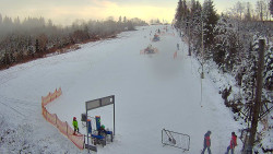 Kamera u nástupu na vlek svah A