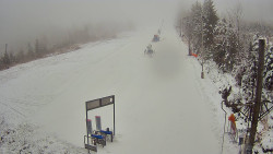 Kamera u nástupu na vlek svah A