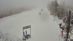 Kamera u nástupu na vlek svah A