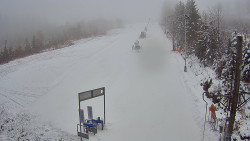 Kamera u nástupu na vlek svah A