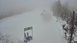 Kamera u nástupu na vlek svah A