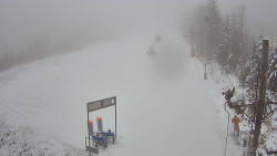 Kamera u nástupu na vlek svah A