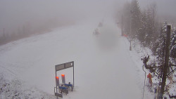 Kamera u nástupu na vlek svah A