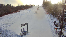 Kamera u nástupu na vlek svah A