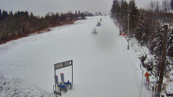 Kamera u nástupu na vlek svah A