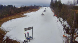 Kamera u nástupu na vlek svah A