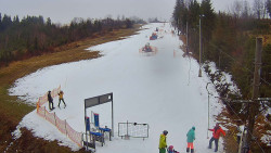 Kamera u nástupu na vlek svah A