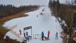 Kamera u nástupu na vlek svah A