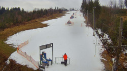 Kamera u nástupu na vlek svah A