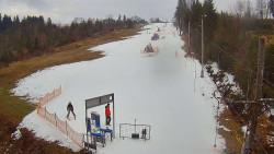 Kamera u nástupu na vlek svah A