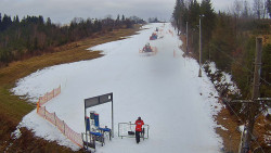 Kamera u nástupu na vlek svah A