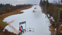 Kamera u nástupu na vlek svah A