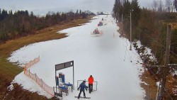 Kamera u nástupu na vlek svah A