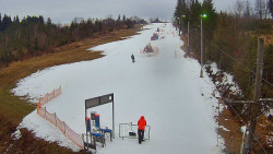 Kamera u nástupu na vlek svah A