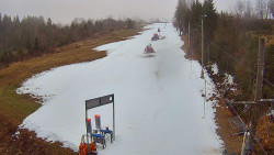 Kamera u nástupu na vlek svah A