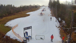 Kamera u nástupu na vlek svah A