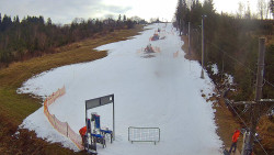 Kamera u nástupu na vlek svah A